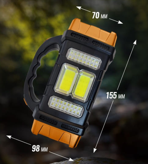 Акумуляторний ліхтар на сонячній батареї